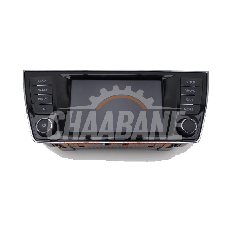 Panneau commande radio 6V0919604B Skoda Fabia III Combi (NJ5) 1.2 TSI 16V Greentech 2014 / 2022