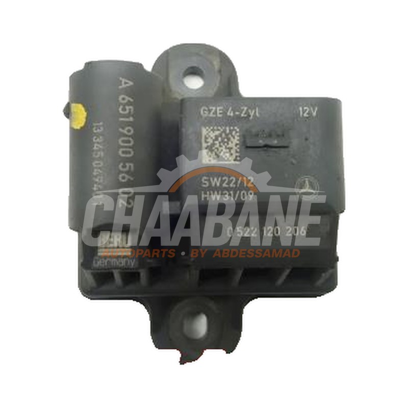 Relais prechauffage A6519003103 Mercedes C (W205) C-250 2.2 CDI 16V BlueTEC, C-250d
