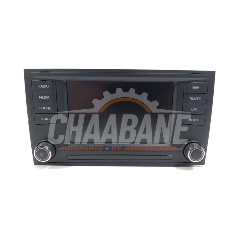 Display unite de controle multi media 5F0919603A Seat Leon ST (5FF) 2.0 TDI FR 16V 2012 / 2020