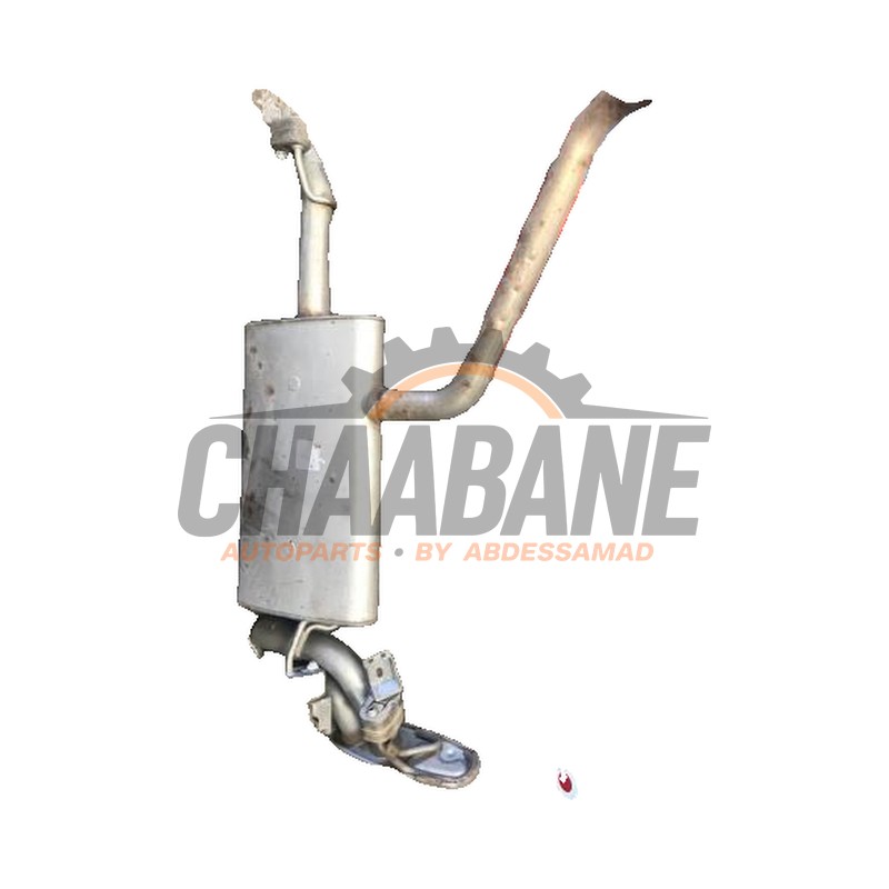 Echappement silencieux arriere+central 5Q6253611A Seat Leon (5FB) 1.6 TDI Ecomotive 16V 2012 / 2020