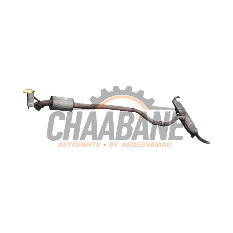Echappement silencieux arriere+central 2464901550 Mercedes CLA (117.3) 1.6 CLA-180 16V