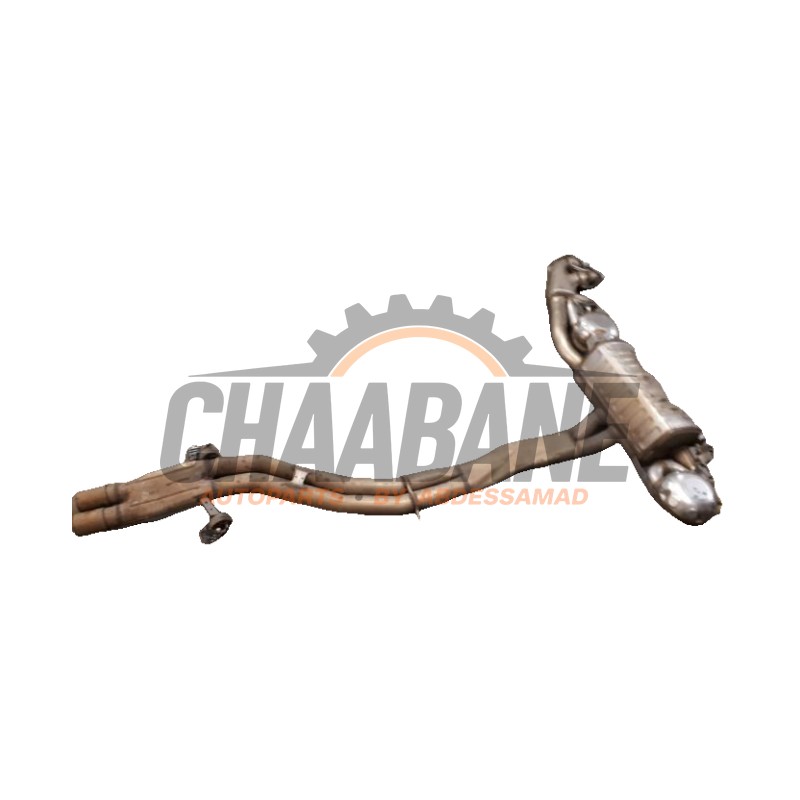 Echappement silencieux arriere+central 4M0253078AQ Audi SQ7 (4MB/4MG) 4.0 TDI V8 32V 2016