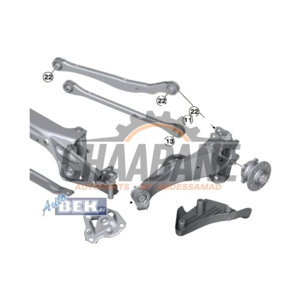 Suspension de roue arriere gauche 33308842879 BMW X1 (F48) xDrive 18d 2.0 16V 2014 / 2022