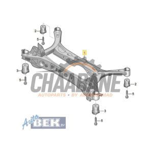 Train arriere complet 3Q0505315L Audi A3 Limousine (8VS/8VM) 2.0 TDI 16V 2013 / 2020