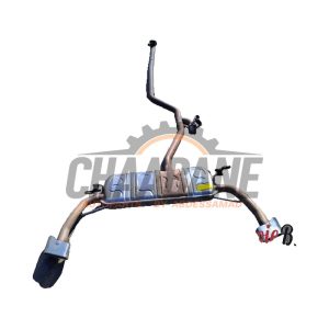 Echappement silencieux arriere+central A2464911100 Mercedes CLA (117.3) 1.6 CLA-200 16V