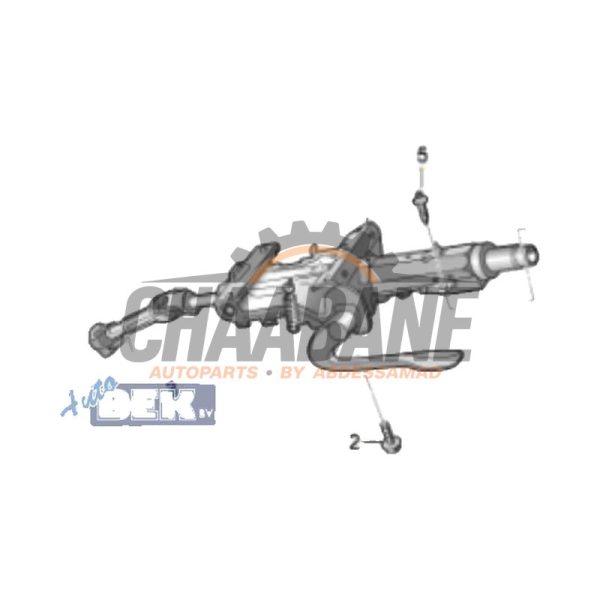 Boitier colonne de direction complet 5Q1419502AC Audi A3 Limousine (8VS/8VM) 2.0 TDI 16V 2013 / 2020