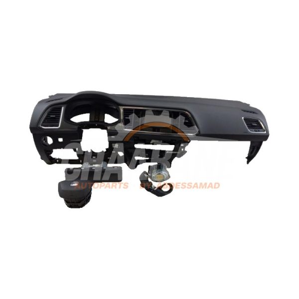 Kit airbag + tableau de bord 3Q0959655AK Seat Ateca (5FPX) 1.0 TSI 12V 2016