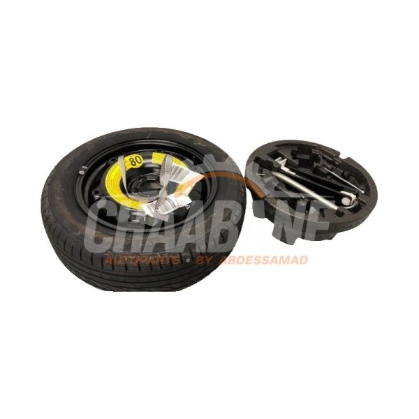Kit de cric + Roue de secours 5JA012115D Skoda Rapid 1.2 TSI 2012 / 2022