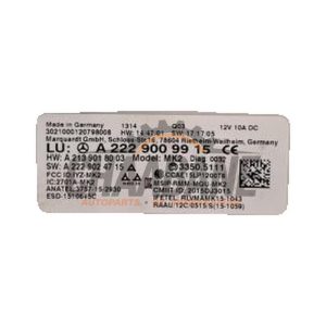 Module vehicule sans cles A2229009915 Mercedes GLC (X253) 2.0 C-220d 16V 4-Matic