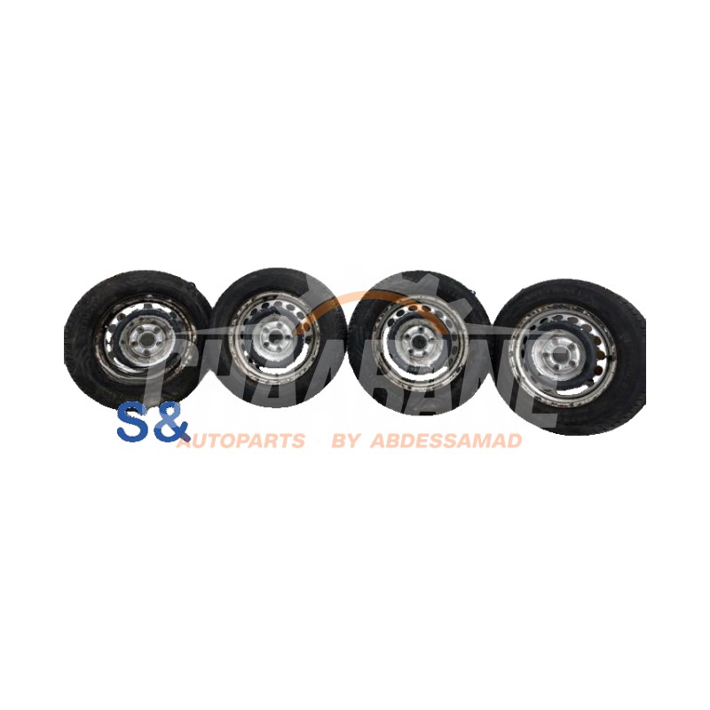 Kit jantes + pneumatiques 2K0601027 Volkswagen Caddy IV 2015