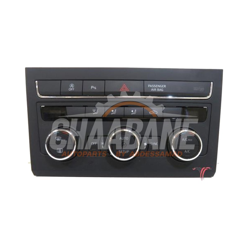 Panneau de commandes chauffage 5F0907044BD Seat Leon (5FB) 1.0 TSI 12V 2012 / 2020