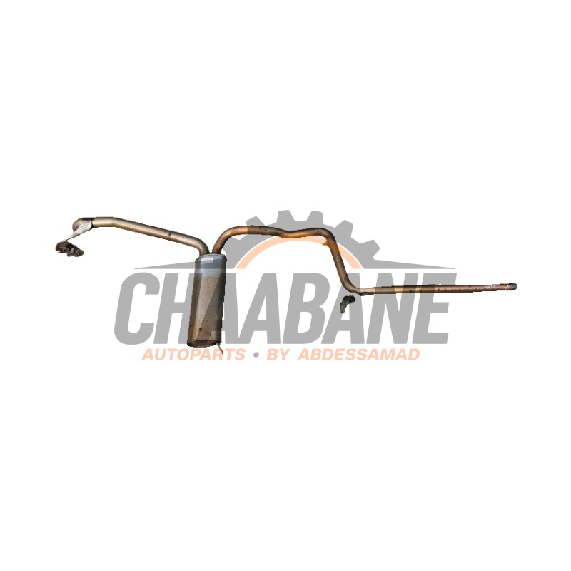 Echappement silencieux arriere+central 5Q0253411F Seat Leon ST (5FF) 1.6 TDI Ecomotive 16V 2012 / 2020