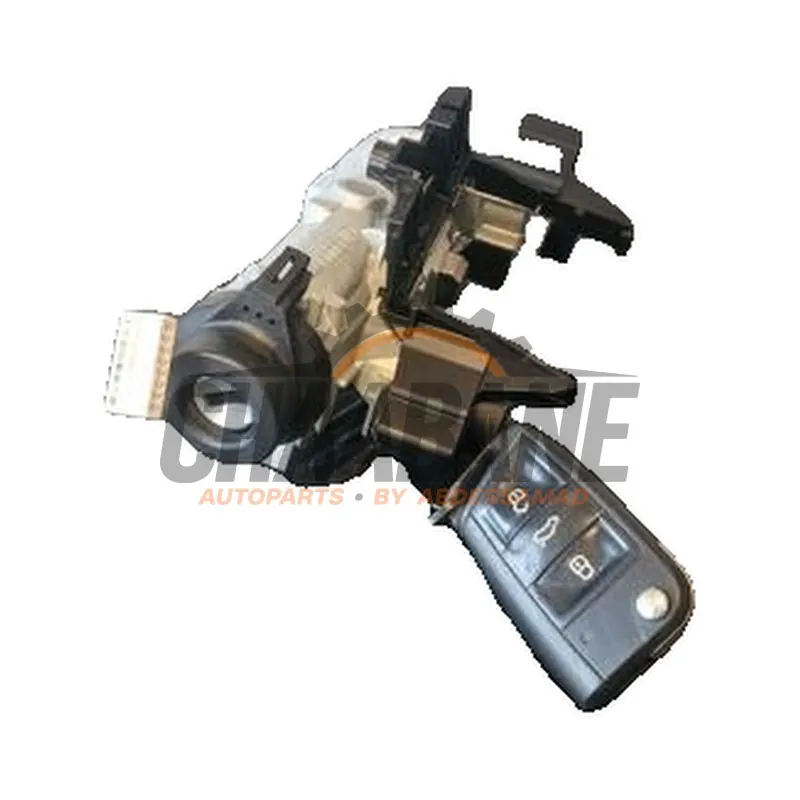 Serrure de contact + cle 5Q0905865 Seat Leon ST (5FF) 1.6 TDI Ecomotive 16V 2012 / 2020