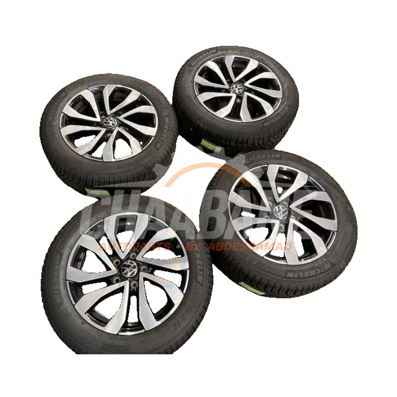 Jeu de jantes sport + pneus 5H0601025AC Volkswagen Golf VIII (CD1) 1.0 TSI 12V 2019