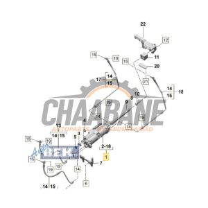 Ordinateur barre stabilisatrice PAD411881 Porsche Taycan (Y1A) 4S 105 kWh 2019