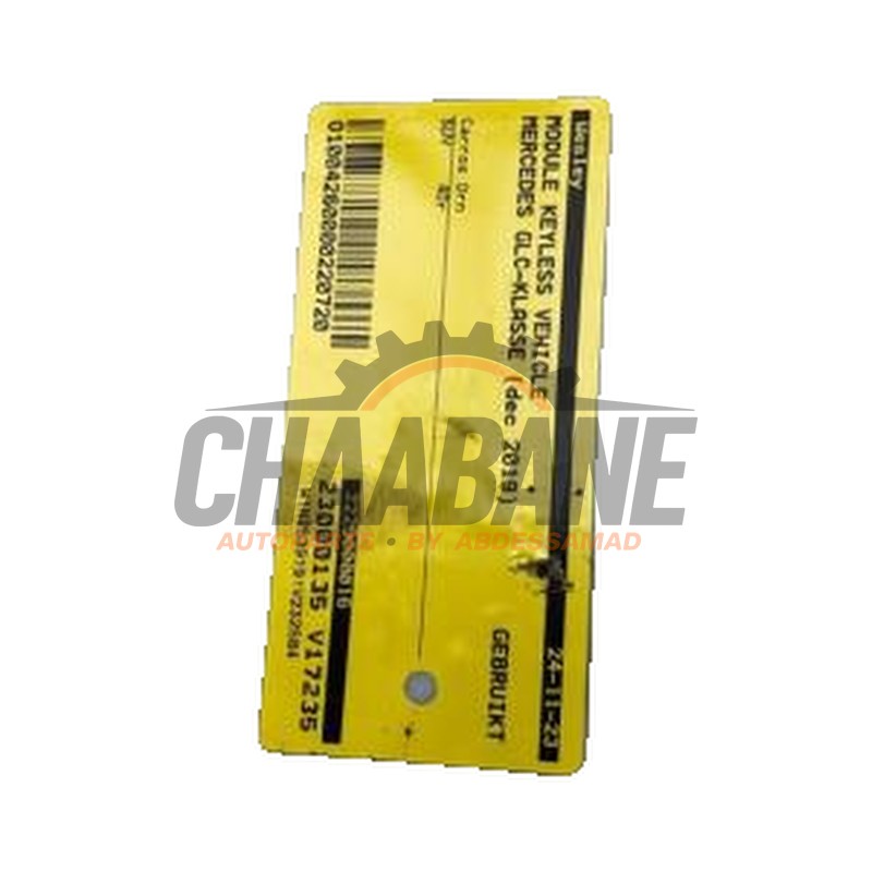 Module vehicule sans cles 2229000016 Mercedes GLC (X253) 2.0 300d 16V 4-Matic