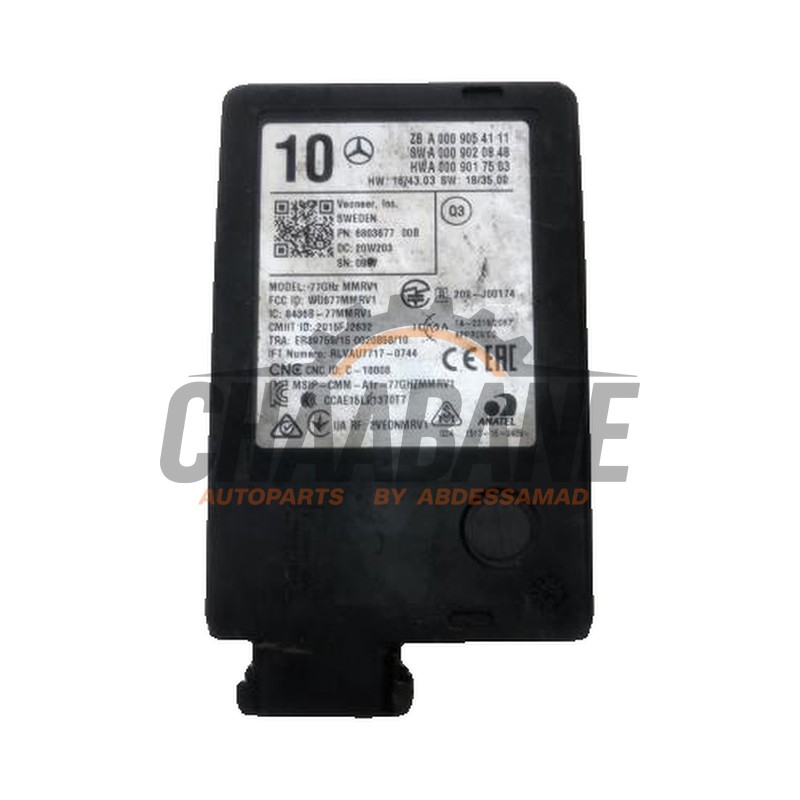 Capteur radar 0009054111 Mercedes S (222.0/222.1) 3.0 S-400d 4-Matic