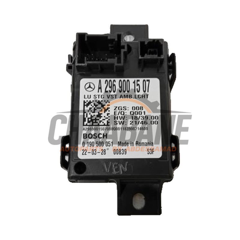 Ordinateur eclairage A2969001507 Mercedes EQE