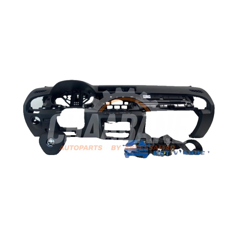 Kit airbag + tableau de bord 6V0880201P Skoda Fabia III Combi (NJ5) 1.0 12V Greentech 2014 / 2022