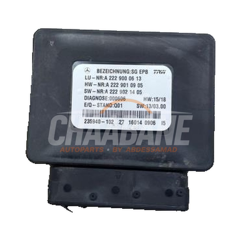Module frein a main A2229000613 Mercedes C Estate AMG (S205) C-63 S,Edition 1 AMG 4.0 V8 Biturbo