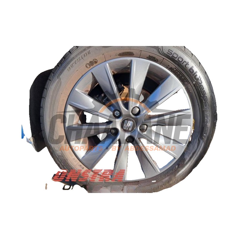 Jeu de jantes sport + pneus 5F0601025RHP9 Seat Leon (5FB) 1.5 TGI 16V 2012 / 2020