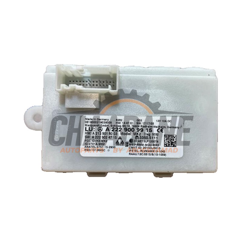 Entree sans cle - Antenne A2229009915 Mercedes E (W213) E-200d 2.0 Turbo 16V