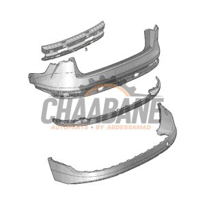 Pare choc arriere 4KE807067GRU Audi E-tron Sportback (GEA) 55 2019