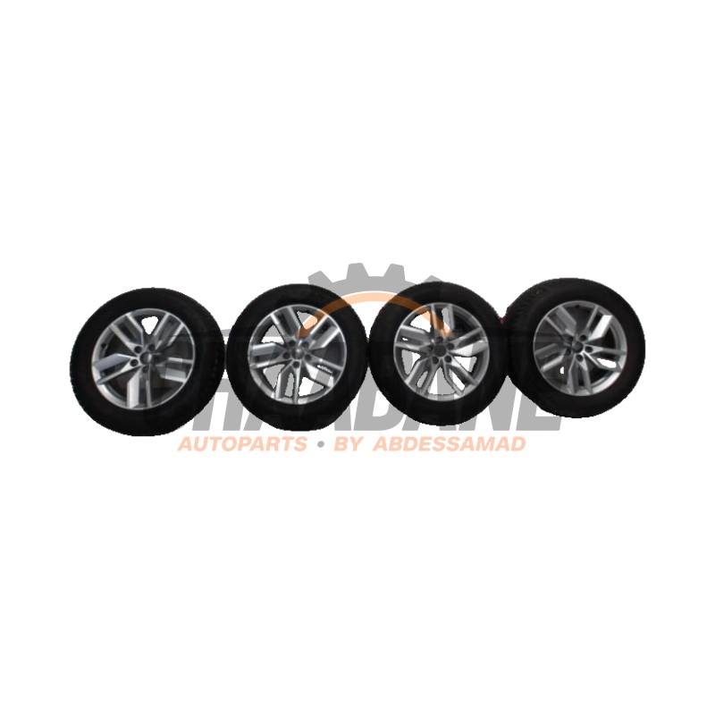 Jeu de jantes sport + pneus 80A601025B Audi Q5 (FYB/FYG) 2.0 TDI 16V Quattro 2016