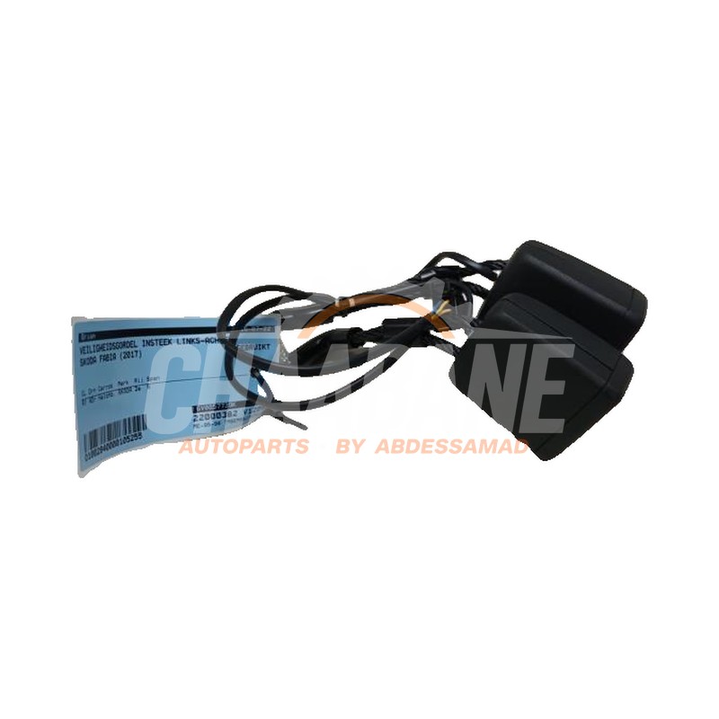 Insertion ceinture de securite arriere gauche 6V0857739K Skoda Fabia III Combi (NJ5) 1.2 TSI 16V Greentech 2014 / 2022