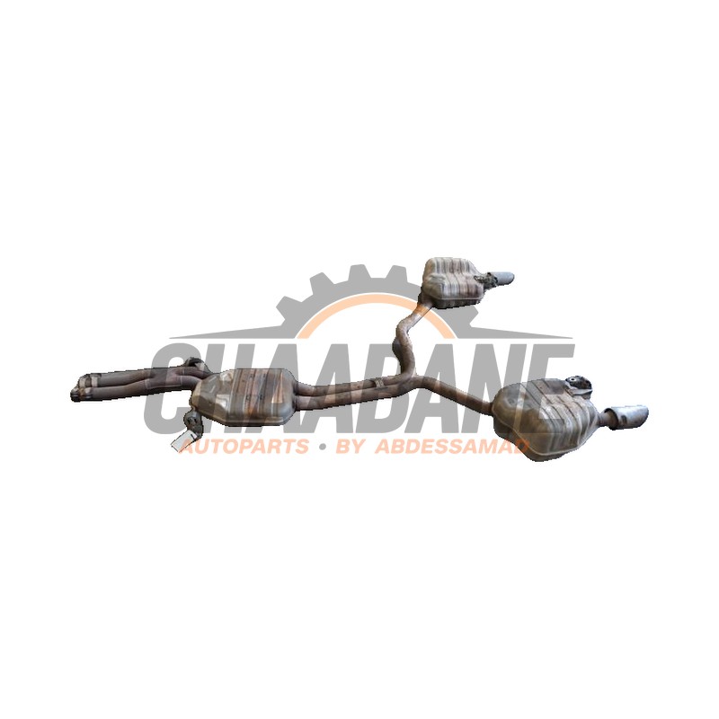 Silencieux arriere (echappement) 4G0253409H Audi A6 Allroad Quattro (C7) 3.0 V6 24V TFSI 2012 / 2018